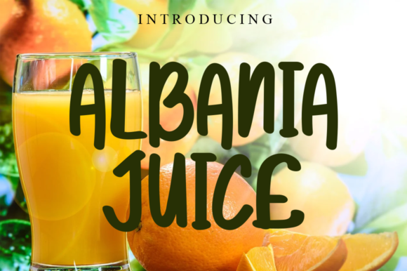 Albania Juice Font: A Handwritten Typeface for Editorial Elegance