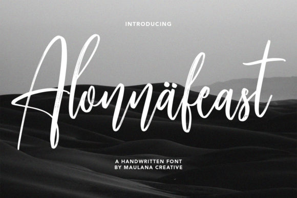 Alonnafeast: The Elegant Script Font for Handmade Branding