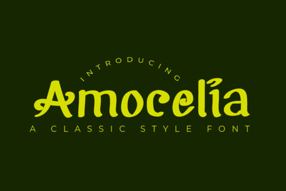 Amocelia Handwritten Font: Elevate Your Brand Identity