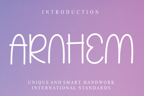 Arnhem Font: A Handwritten Typeface That Brings Personality to Digital Design