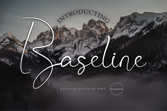 Baseline: A Handwritten Typeface for Editorial Elegance