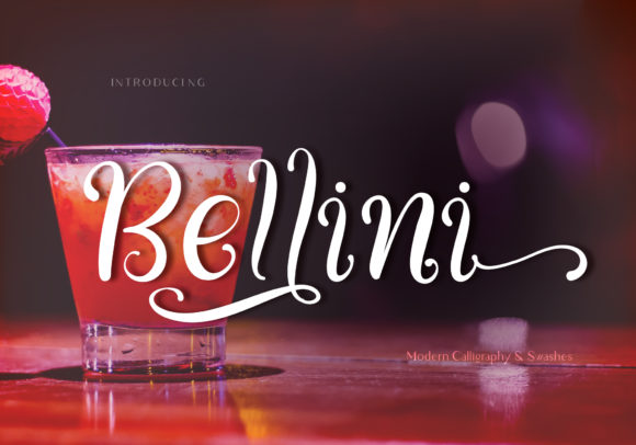 Bellini: A Romantic Script Typeface for Editorial Design
