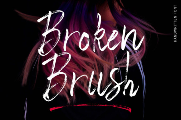 Broken Brush: A Handwritten Typeface for Authentic Brand Identity