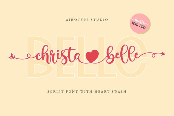 Christabelle: A Script Font with Heart and Versatility