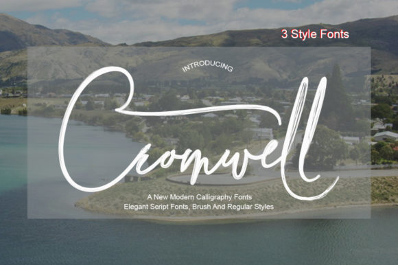 Cromwell Font: A Luxurious Handwritten Typeface for Creative Branding
