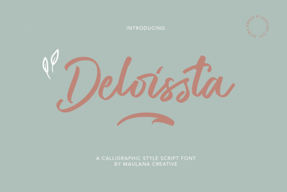 Deloissta: A Sweet Script Font for Romantic Campaigns
