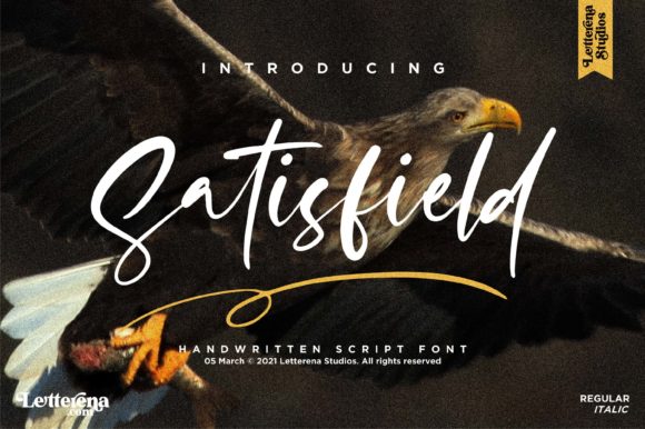 Elevate Your Brand with the Satisfield Script Font