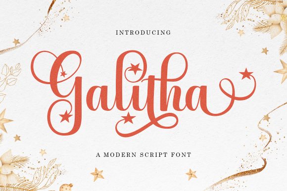 Galitha: A Handwritten Font for Joyful Editorial Design