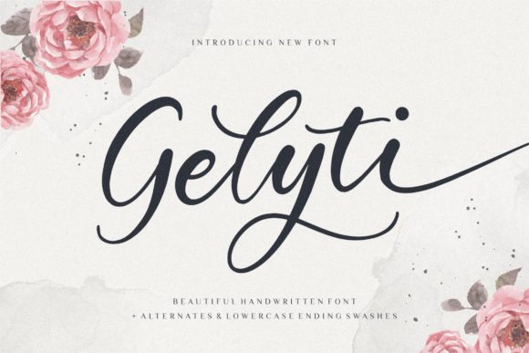 Gelyti: Elevate Brand Identity with Elegant Handwritten Typography