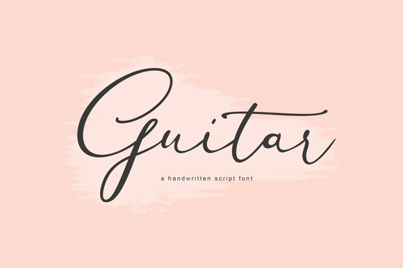 Guitar Typeface Review: A Script Font for Modern Campaigns