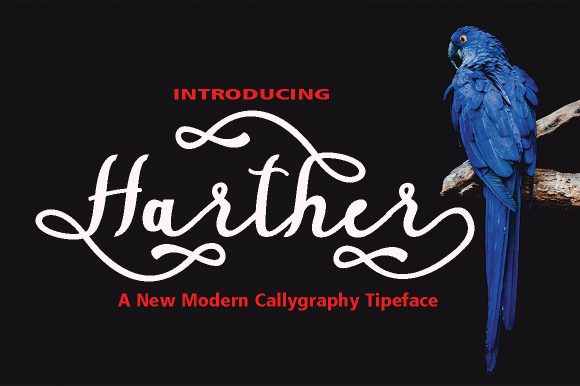 Harther Font: A Handwritten Typeface That Elevates Brand Design