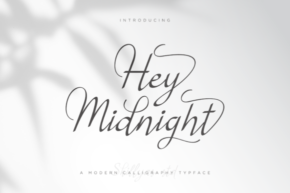 Hey Midnight Typeface: Adding Luxury to Brand Identity Projects
