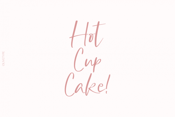 Hot Cup Cake Font: A Delightful Script for Your Brand’s Signature Style