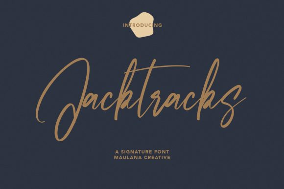 Jacktracks: A Script Font for Elegant Editorial Design