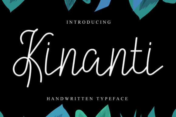 Kinanti: The Elegant Handwritten Typeface for Brand Identity