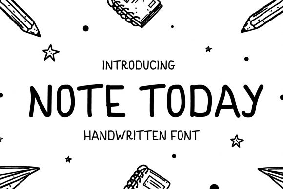 Note Today Font: A Handwritten Typeface for Memorable Marketing