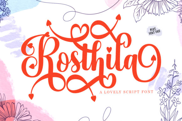 Rosthila: A Modern Script Typeface for Editorial Elegance