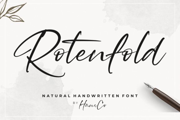 Rotenfold: The Handwritten Typeface for Scroll-Stopping Social Content