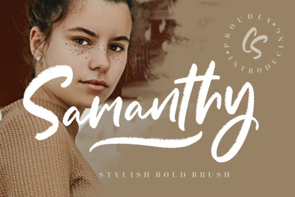Samanthy: The Brushed Script Font for Handmade Branding