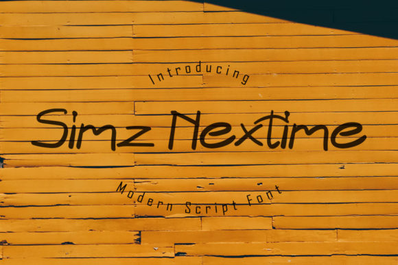 Simz Nextime: A Handwritten Font for Editorial Design