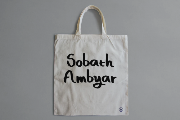 Sobath Ambyar: A Script Font That Elevates Your Web Design