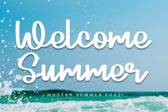 Welcome Summer Font Review: A Warm Script for Creative Projects