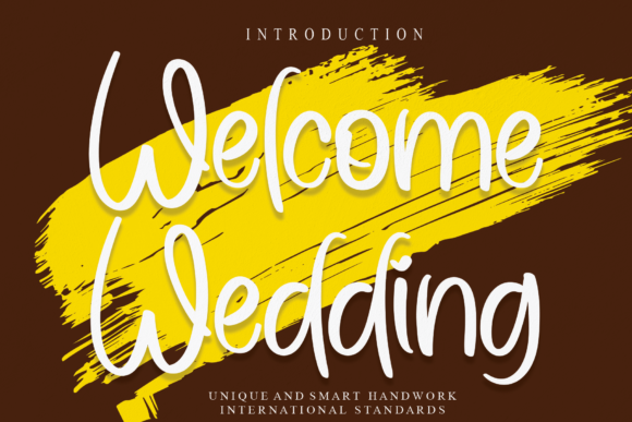 Welcome Wedding Font: A Delicate Touch for Editorial Design