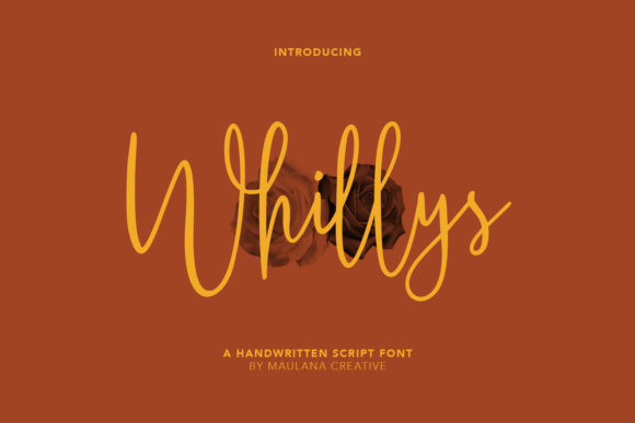 Whillys: An Enchanting Handwritten Font for Romantic Branding